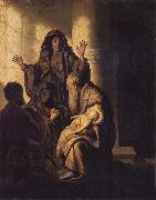 REMBRANDT Harmenszoon van Rijn The Presentation of Jesus in the Temple oil